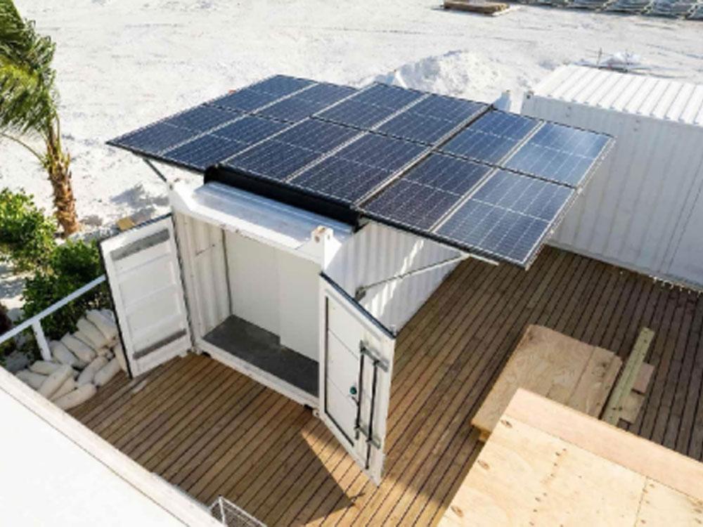 Solar Power Containers for स्वयं प्रदान गरिएको बिजुली आपूर्ति